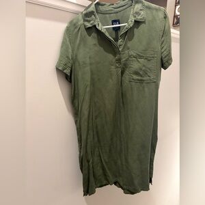 GAP Olive Green Midi Dress